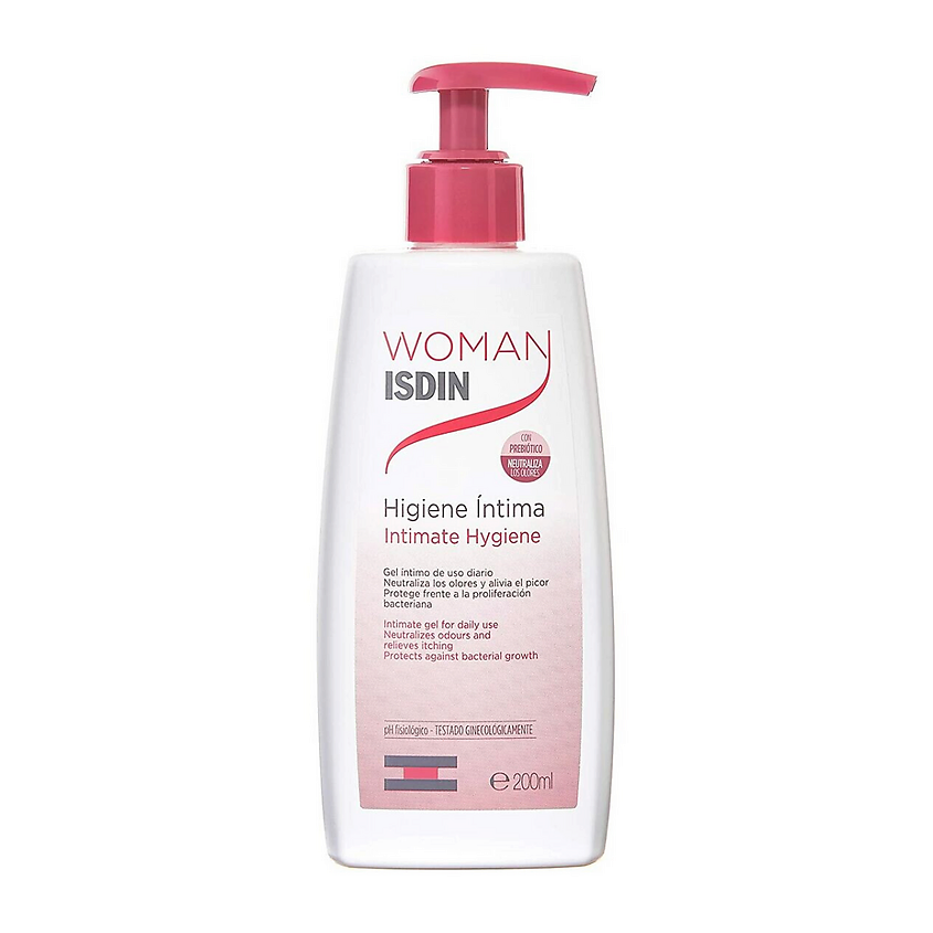 Изображение товара ISDIN Гель для интимной гигиены Woman Intimate Hygiene, 200 мл