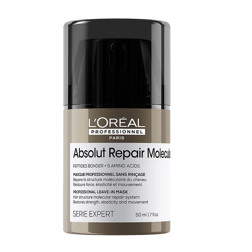 Изображение товара L'OREAL PROFESSIONNEL Несмываемая маска Absolut Repair Molecular Leave-In Mask, 50 мл