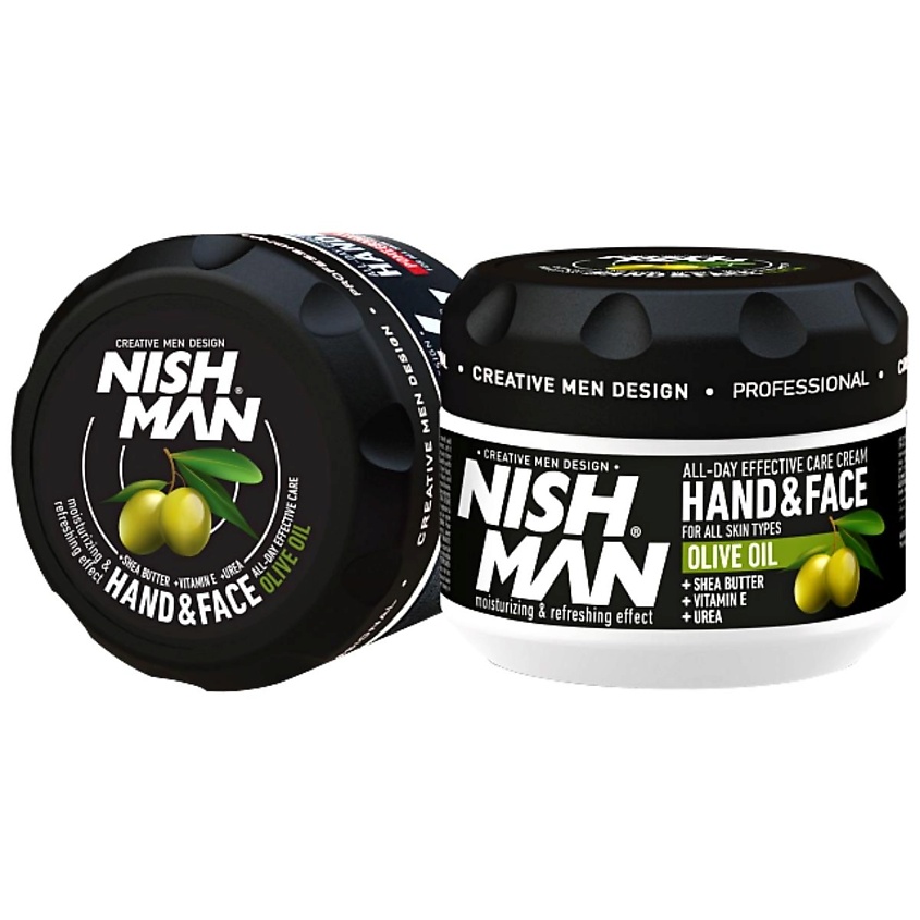 Изображение товара Крем для лица и рук NISHMAN Olive Oil 300 мл с увлажнением и питанием