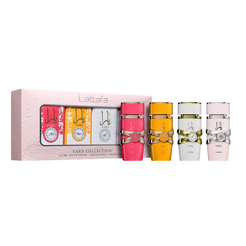 Изображение товара LATTAFA Latta Набор миниатюр: Yara +Yara Moi + Yara Tous + Yara Candy, 4*5 мл