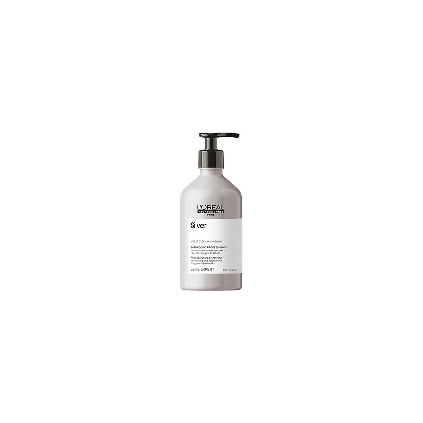 Изображение товара L'OREAL PROFESSIONNEL Шампунь для нейтрализации желтизны Serie Expert Silver Shampoo, 500 мл