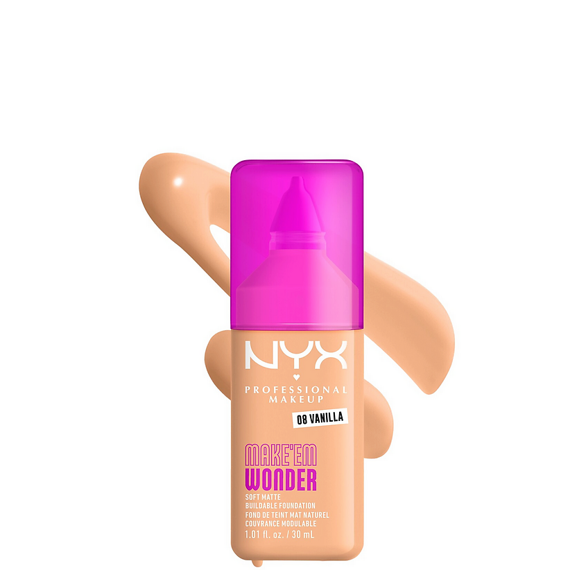 Изображение товара NYX PROFESSIONAL MAKEUP Тональная основа Make 'EM Wonder, Vanilla