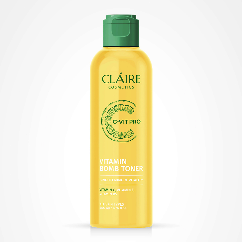 Изображение товара CLAIRE BY DILIS Мультивитаминный тонер VITAMIN BOMB C-VIT PRO, 1 шт.