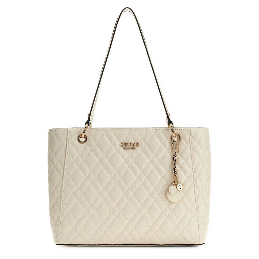 Изображение товара GUESS Сумка Isemay Quilted Shopper, Цвет: Белый