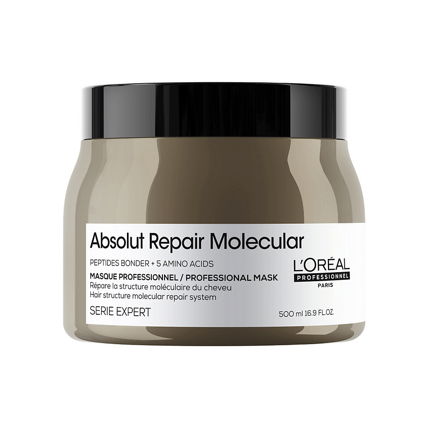 Изображение товара L'OREAL PROFESSIONNEL Восстанавливающая маска для волос Absolut Repair Molecular, 500 мл