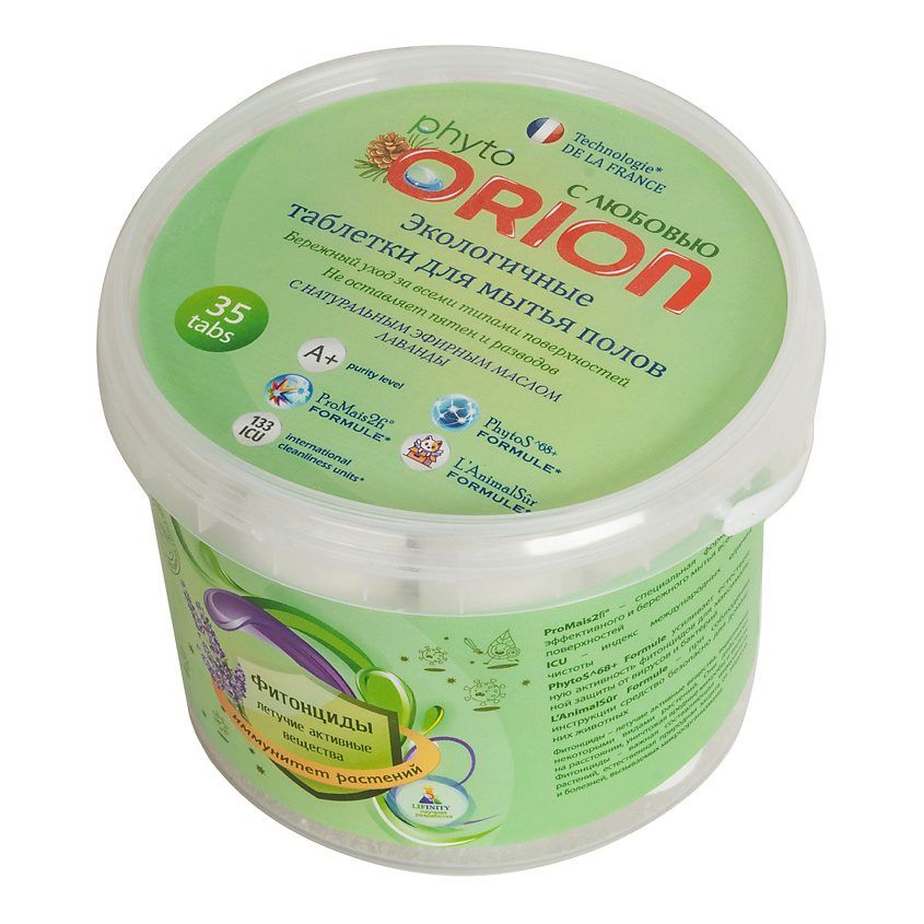 Изображение товара ORION Фито-Таблетки для мытья полов Лаванда, 1 шт