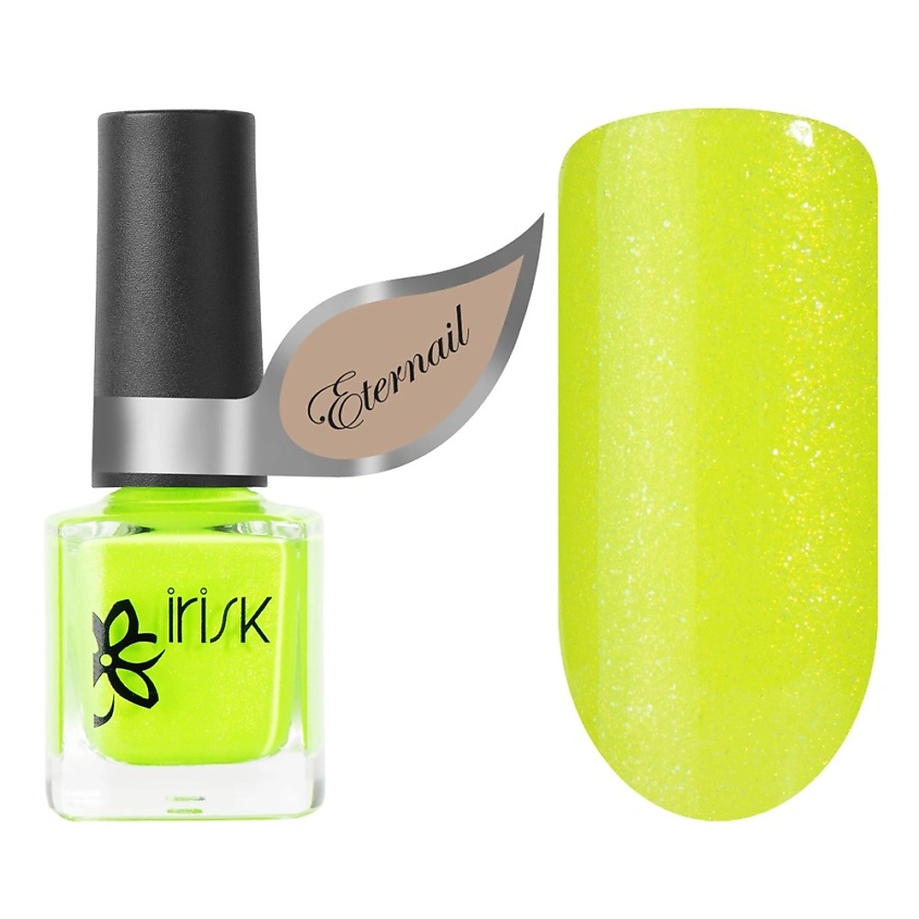 Изображение товара IRISK Лак на гелевой основе с эффектом втирки Eternail mini Bright party, 02 Southside