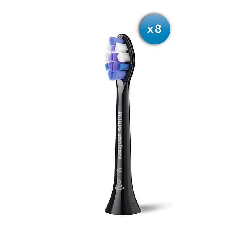Изображение товара PHILIPS Насадки для электрической зубной щетки HX6058/88, 8 шт.