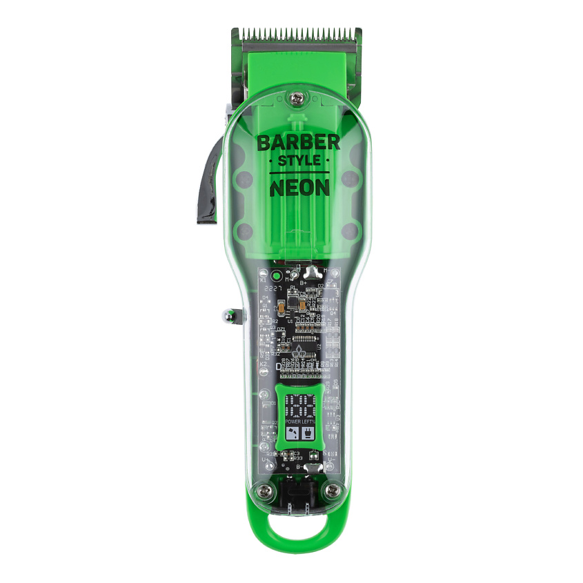 Изображение товара DEWAL Машинка для стрижки NEON GREEN с аккумулятором и сетью