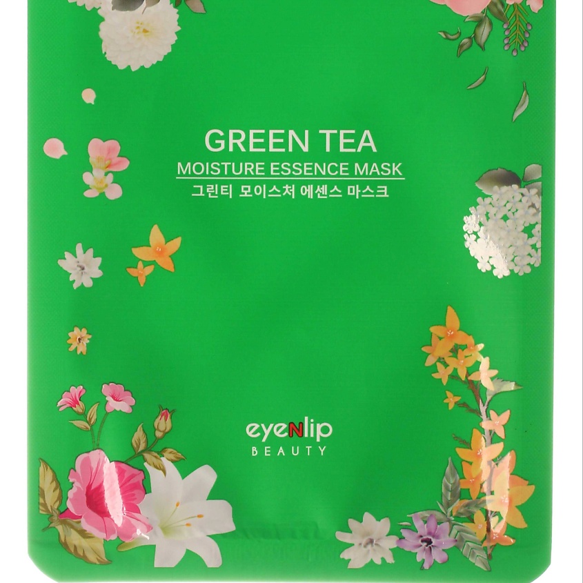 Изображение товара EYENLIP ENL MASK Essence GREEN TEA OIL MOISTURE ESSENCE MASK тканевая увлажняющая маска