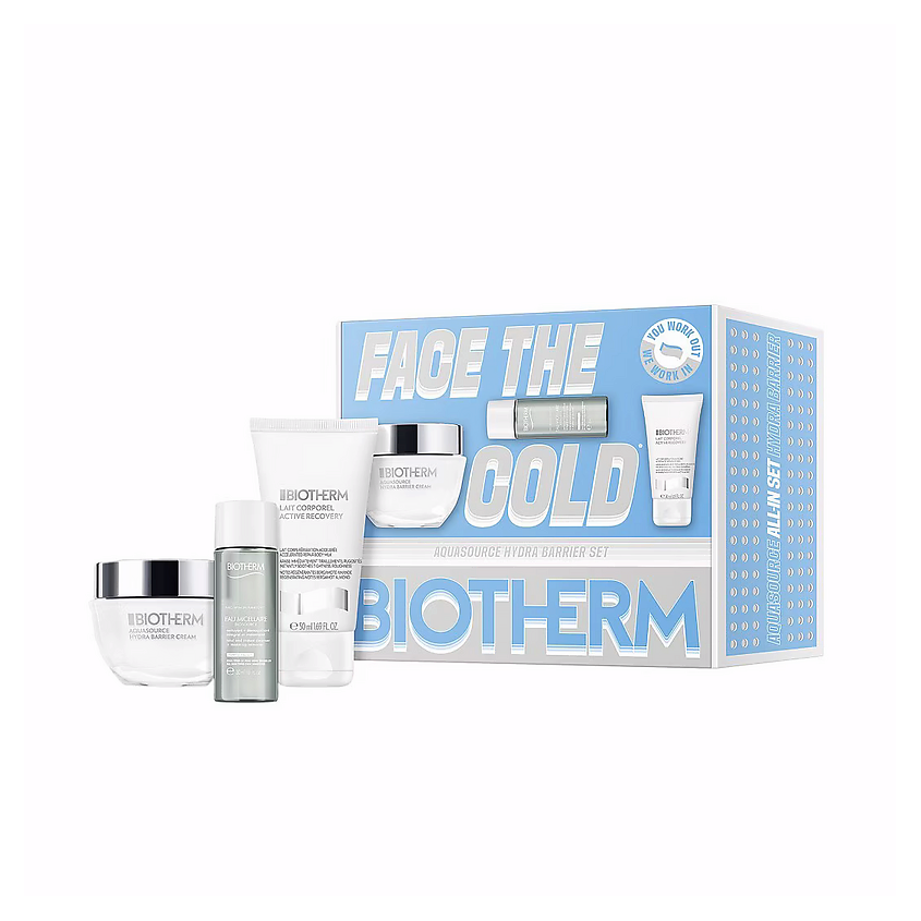 Изображение товара BIOTHERM Набор для ухода за лицом Aquasource Hydra Barrier Set, 50 мл + 30 мл + 50 мл