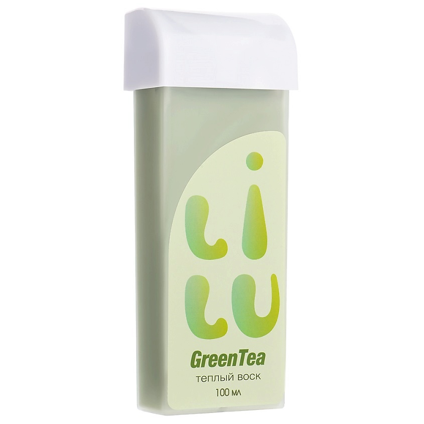 Изображение товара Воск для депиляции LILU Green Tea тёплый 100 мл восковой картридж