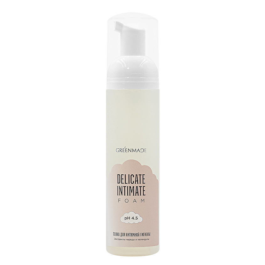 Изображение товара GREENMADE Пенка для интимной гигиены Delicate Intimate, 200 мл