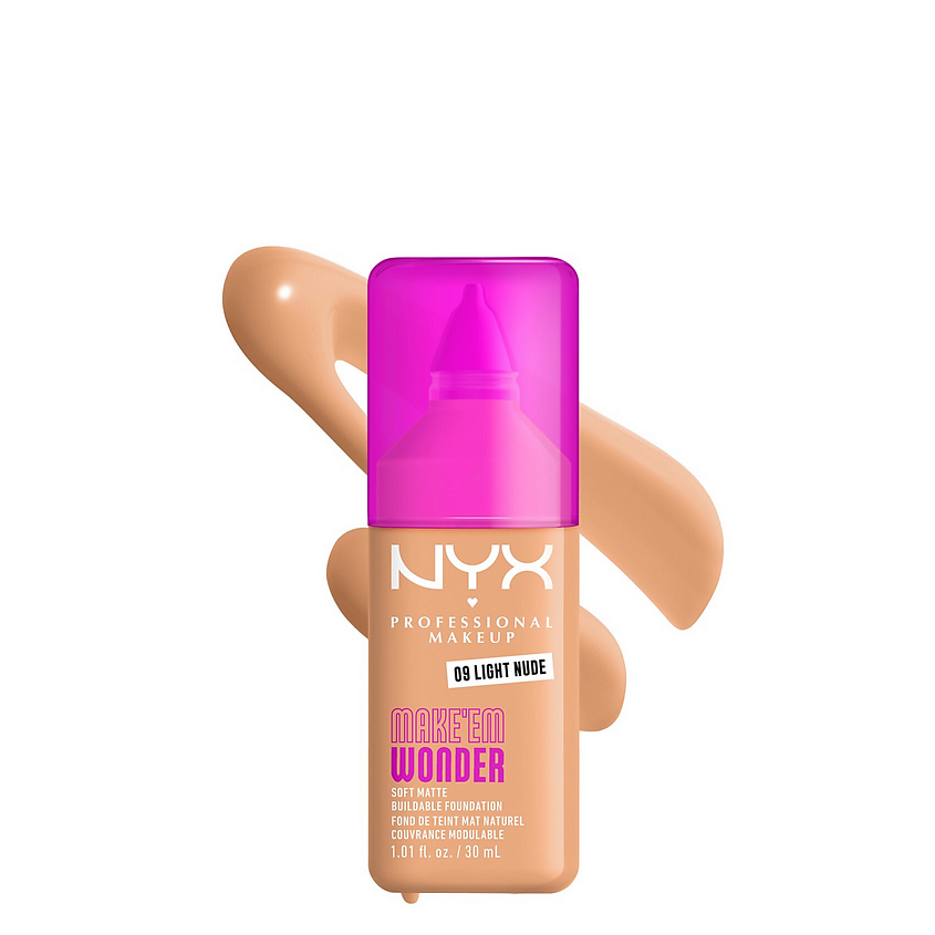 Изображение товара Тональная основа NYX PROFESSIONAL MAKEUP Make EM Wonder Light Nude 30 мл