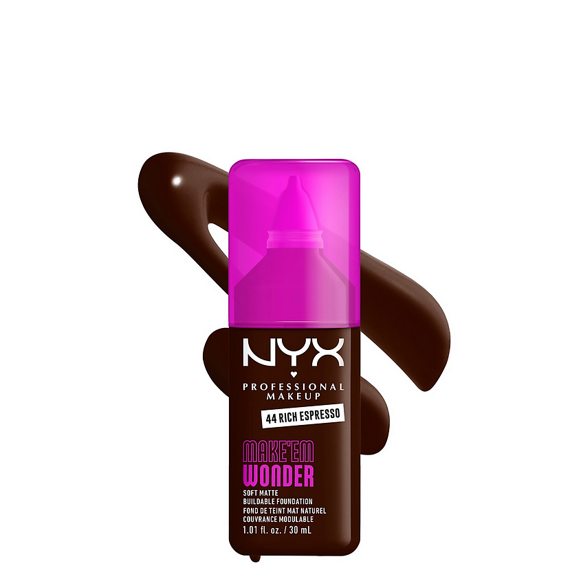 Изображение товара NYX PROFESSIONAL MAKEUP Тональная основа Make 'EM Wonder, Rich Espresso