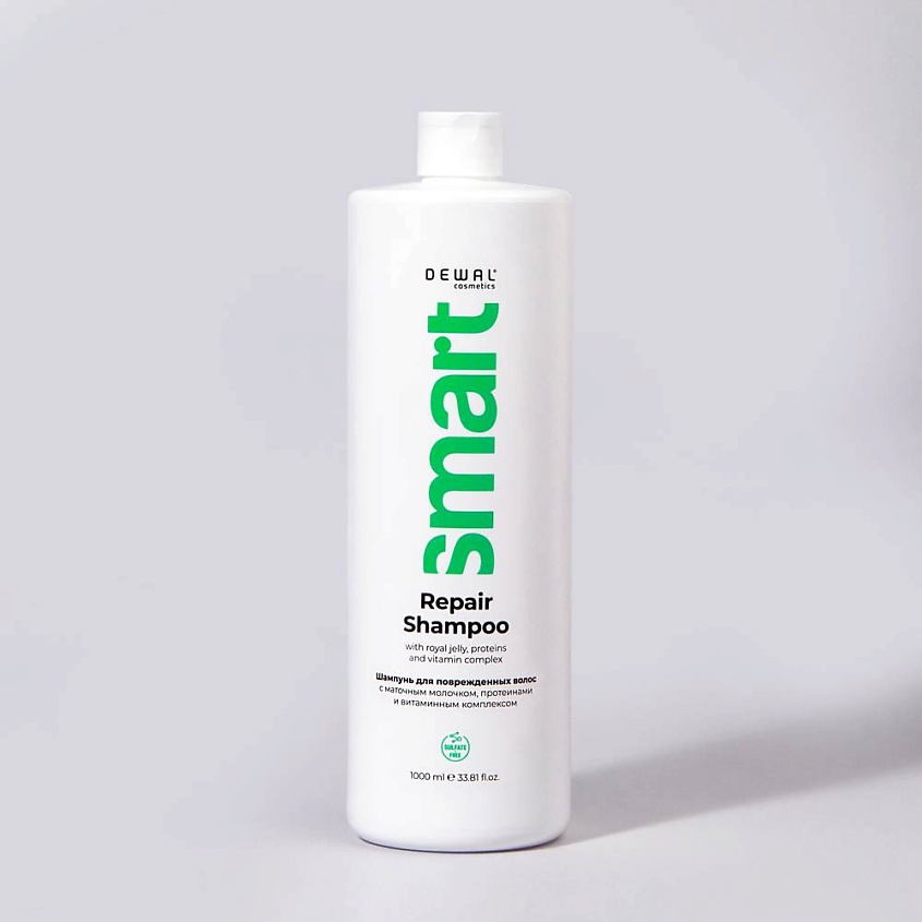 Изображение товара DEWAL Repair Shampoo для поврежденных волос 1000 мл - восстанавливающий шампунь без сульфатов