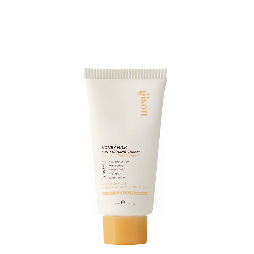 Изображение товара Gisou Honey Milk 5 в 1 крем для укладки волос 50 мл универсальный уход
