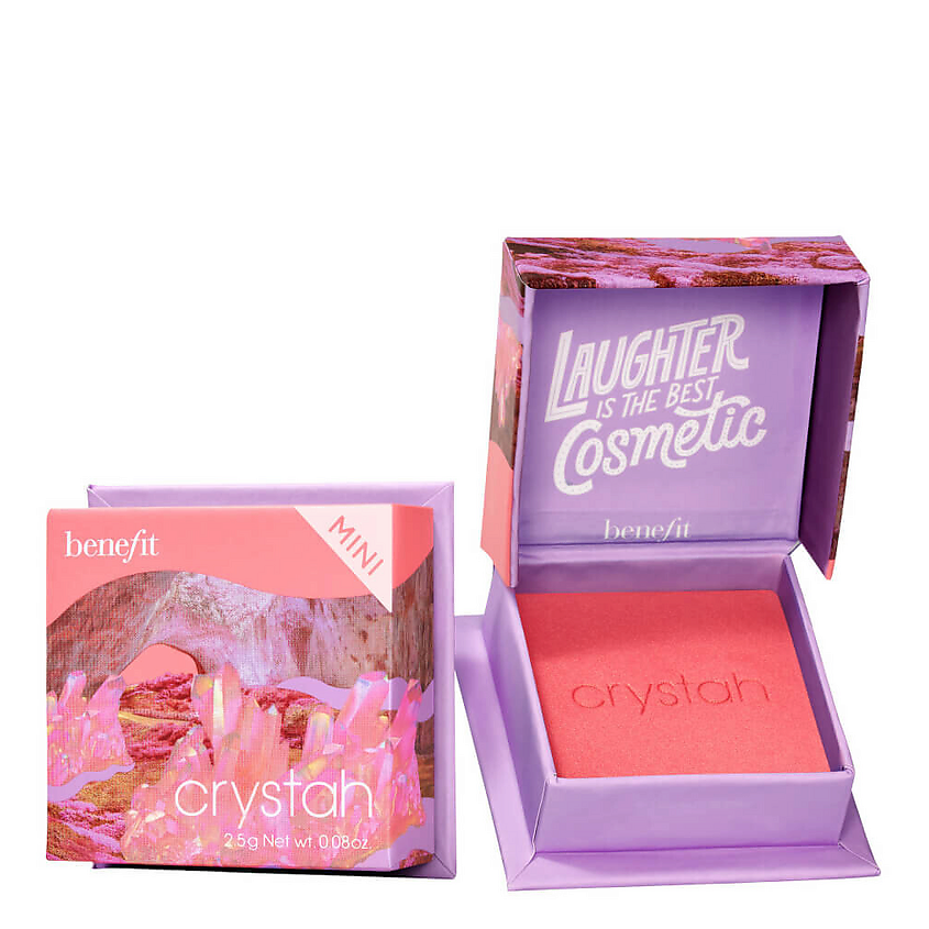 Изображение товара BENEFIT Мини-румяна WANDERful World Silky-Soft Powder Blush, Crystah