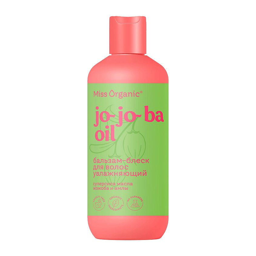 Изображение товара Бальзам-блеск для волос MISS ORGANIC JO-JO-BA OIL 290 мл увлажнение и укрепление