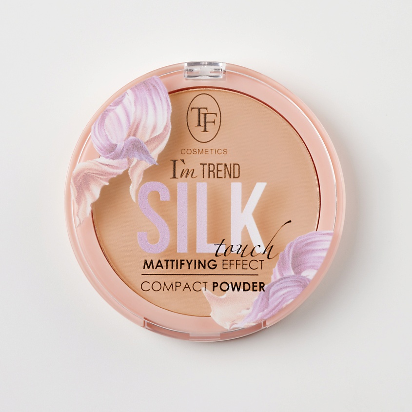 Изображение товара TF Пудра для лица матирующая компактная бархатная SILK TOUCH I'm TREND CTP27, Натуральный