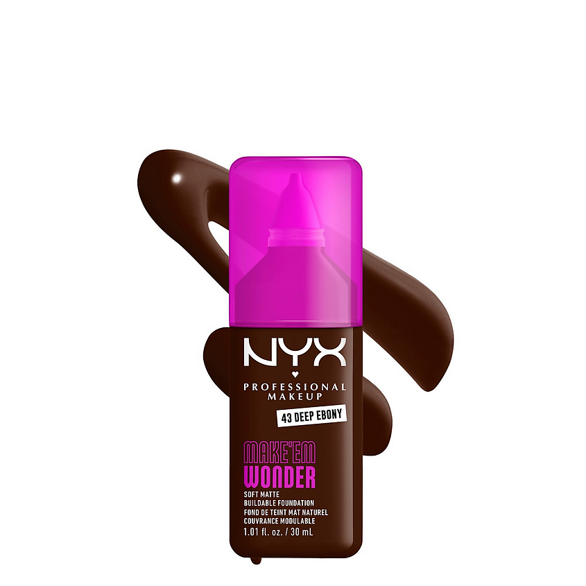 Изображение товара NYX PROFESSIONAL MAKEUP Тональная основа Make 'EM Wonder, deep ebony