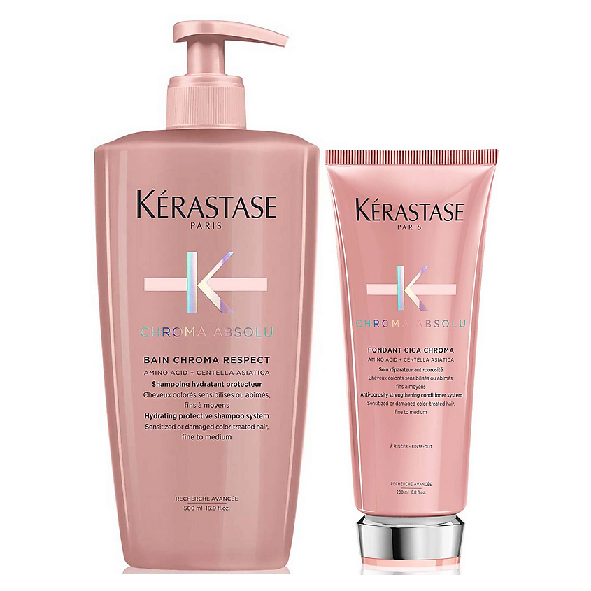 Изображение товара KERASTASE Набор для окрашенных волос Chroma Absolu Duo Big, 500 мл + 200 мл