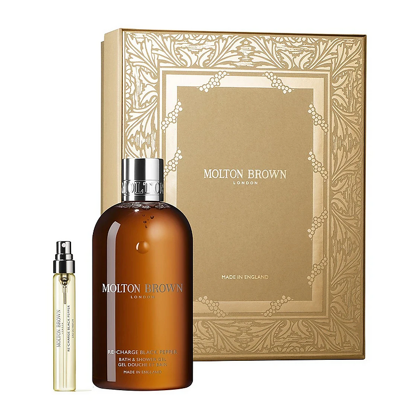 Изображение товара MOLTON BROWN Парфюмерный набор Re-charge Black Pepper, 7.5 мл + 300 мл
