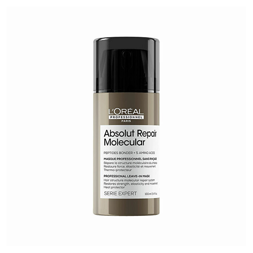 Изображение товара L'OREAL PROFESSIONNEL Несмываемая маска Absolut Repair Molecular Leave-In Mask, 100 мл
