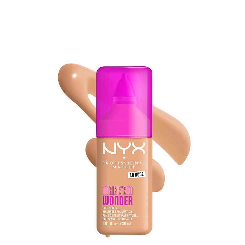 Изображение товара NYX PROFESSIONAL MAKEUP Тональная основа Make 'EM Wonder, Nude
