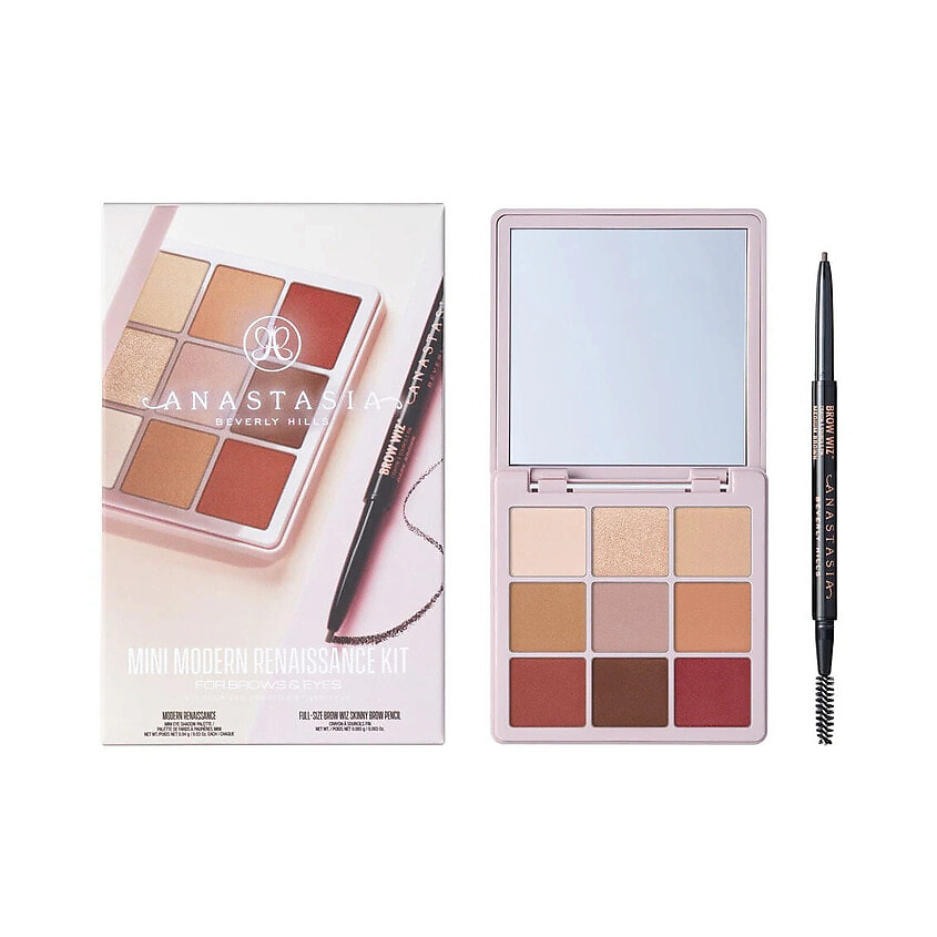 Изображение товара ANASTASIA BEVERLY HILLS Набор для макияжа: тени + карандаш для бровей, Цвет-Medium Brown