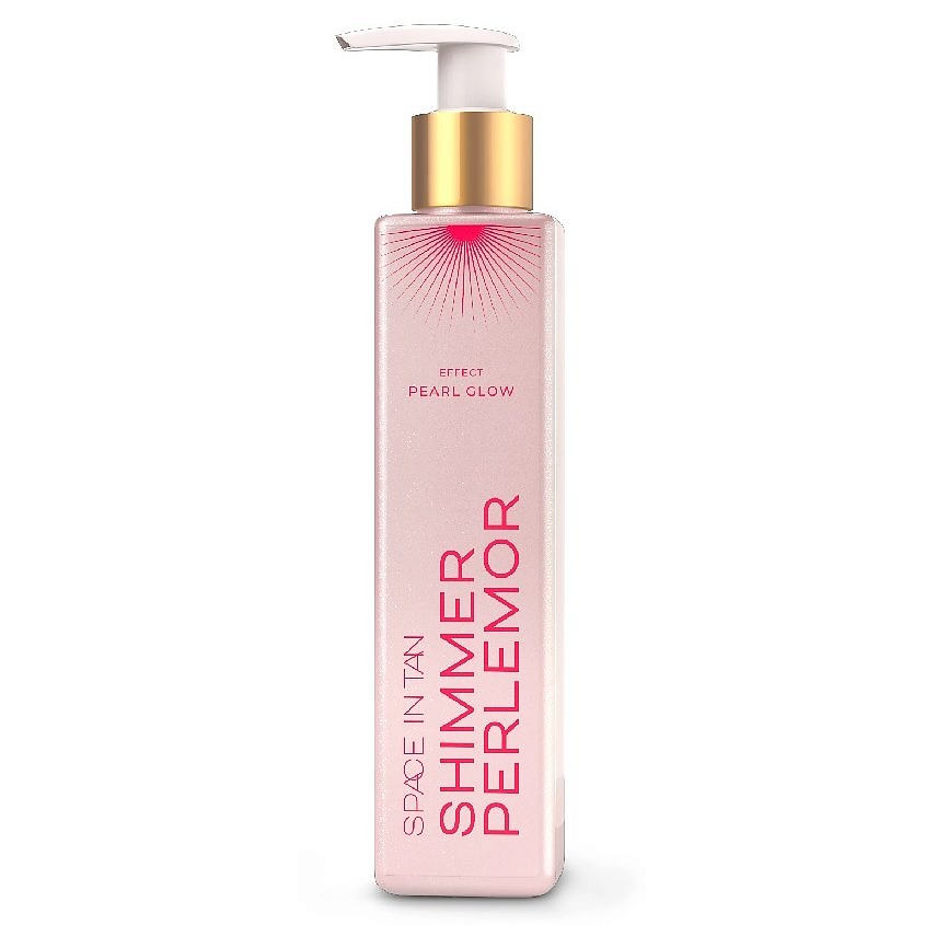 Изображение товара Молочко для тела с шиммером SPACE IN TAN SHIMMER PERLEMOR 200 мл увлажняющее с алоэ и скваланом