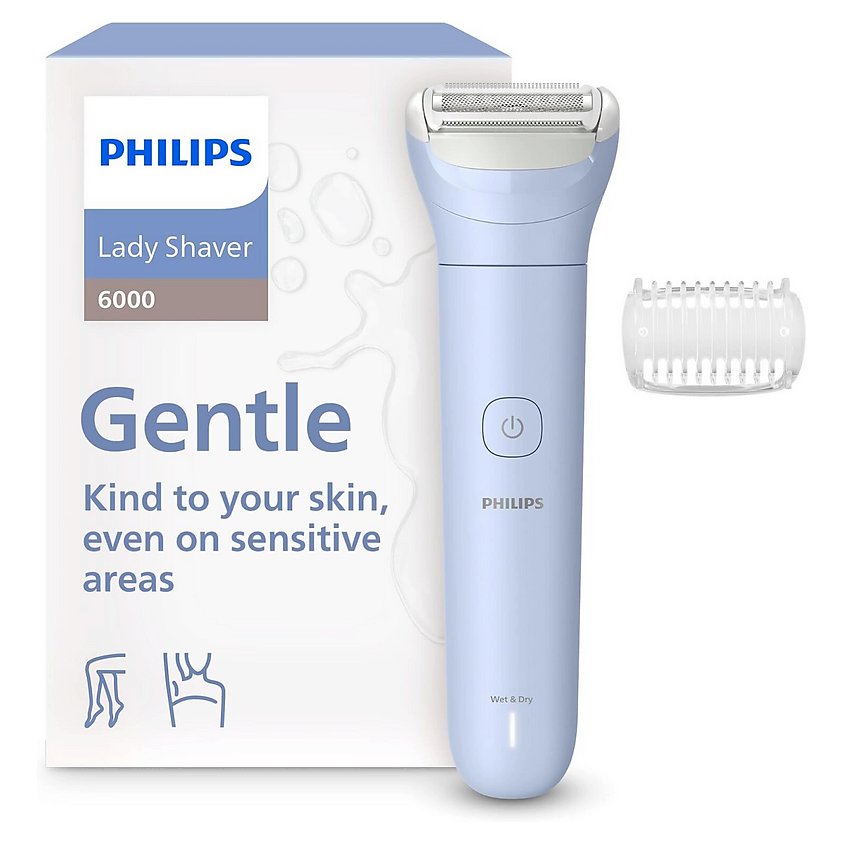 Изображение товара PHILIPS Электробритва 6000 Series BRL127/00, Цвет: Голубой
