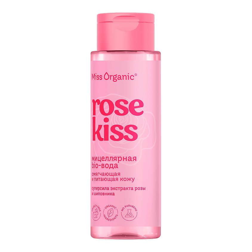 Изображение товара Мицеллярная био-вода ROSE KISS 190 мл для всех типов кожи ухода и очищения женщины Изображение товара Мицеллярная био-вода ROSE KISS 190 мл для всех типов кожи ухода и очищения женщины