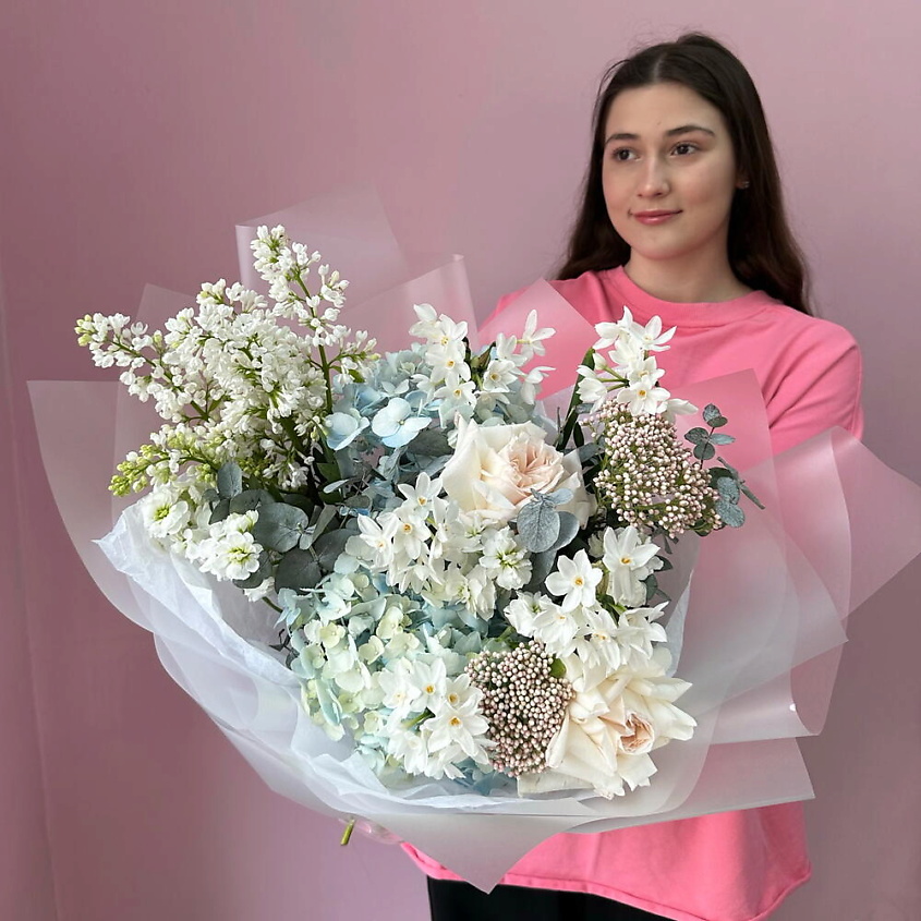 Изображение товара ЗАЦВЕТАЙ. ЦВЕТОЧНЫЙ БУТИК Букет «Легкость» с ароматными нарциссами, 1 шт.