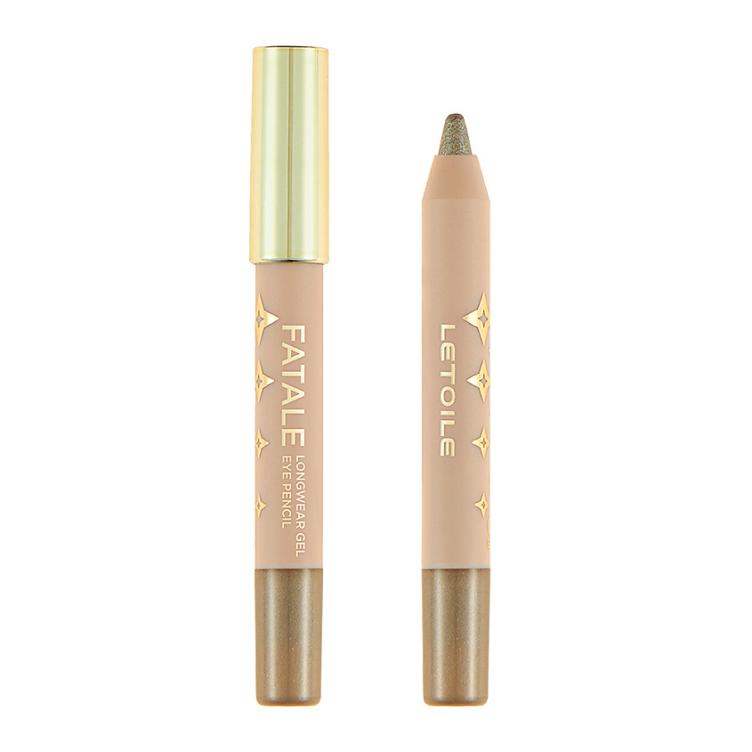 Изображение товара Мини гелевый стойкий карандаш для глаз Fatale Antique Gold 0,6 г