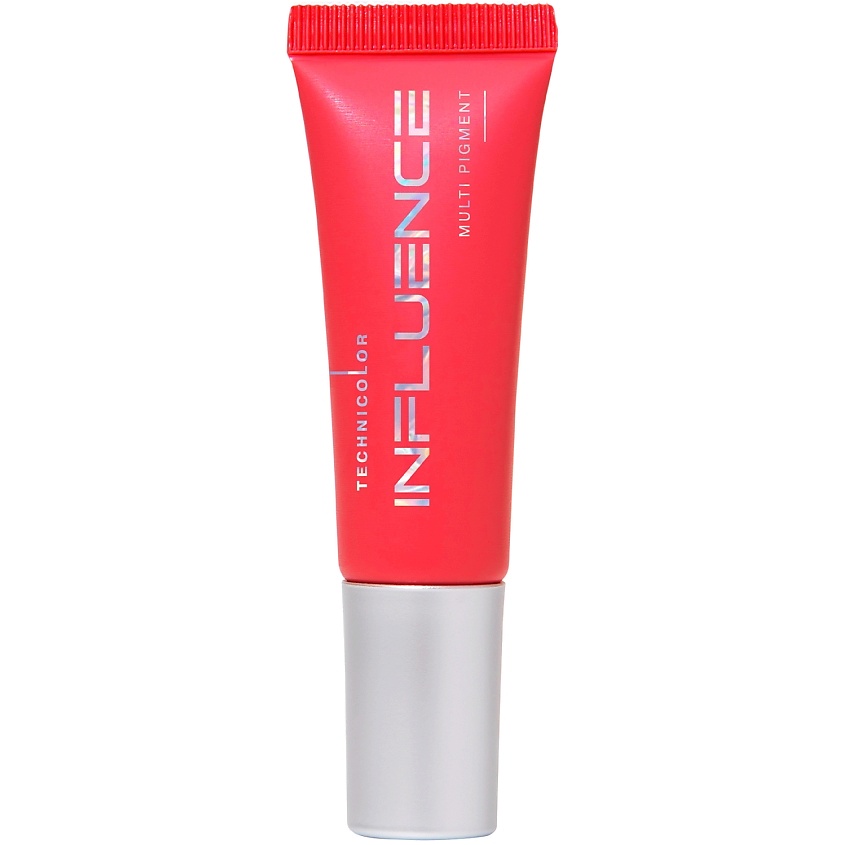 Изображение товара INFLUENCE BEAUTY Универсальный пигмент для макияжа, многофункциональный, стойкий Technicolor Multi Pigment, тон 01, Red (красный), 8 мл