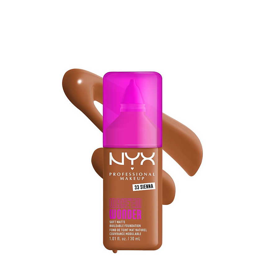 Изображение товара NYX PROFESSIONAL MAKEUP Тональная основа Make 'EM Wonder, Sienna