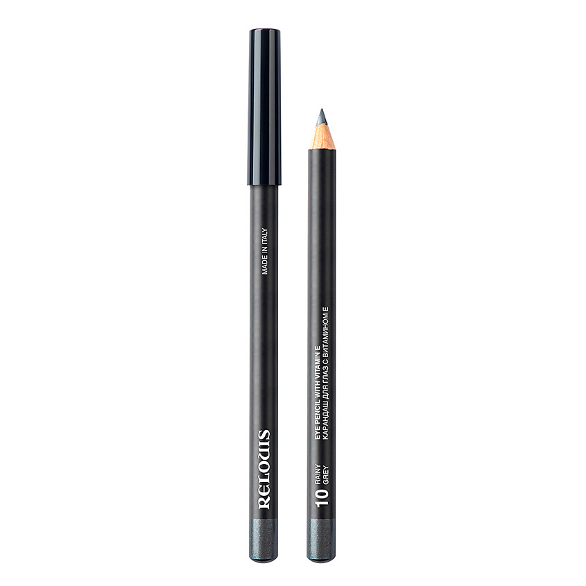 Изображение товара RELOUIS Карандаш для глаз With Vitamin E № 10 Rainy Grey 1,1 г