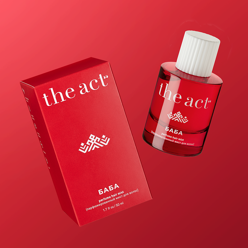 Изображение товара THE ACT Мист для волос и тела, парфюмированный, БАБА, 50мл