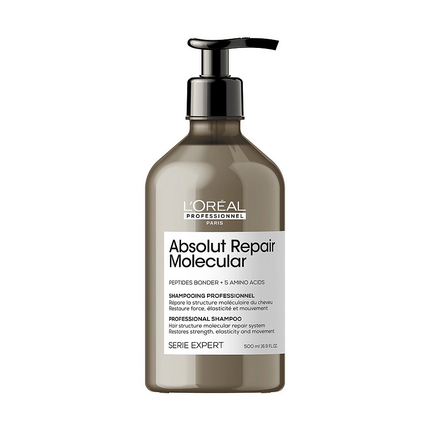 Изображение товара L'OREAL PROFESSIONNEL Восстанавливающий шампунь для волос Absolut Repair Molecular, 500 мл