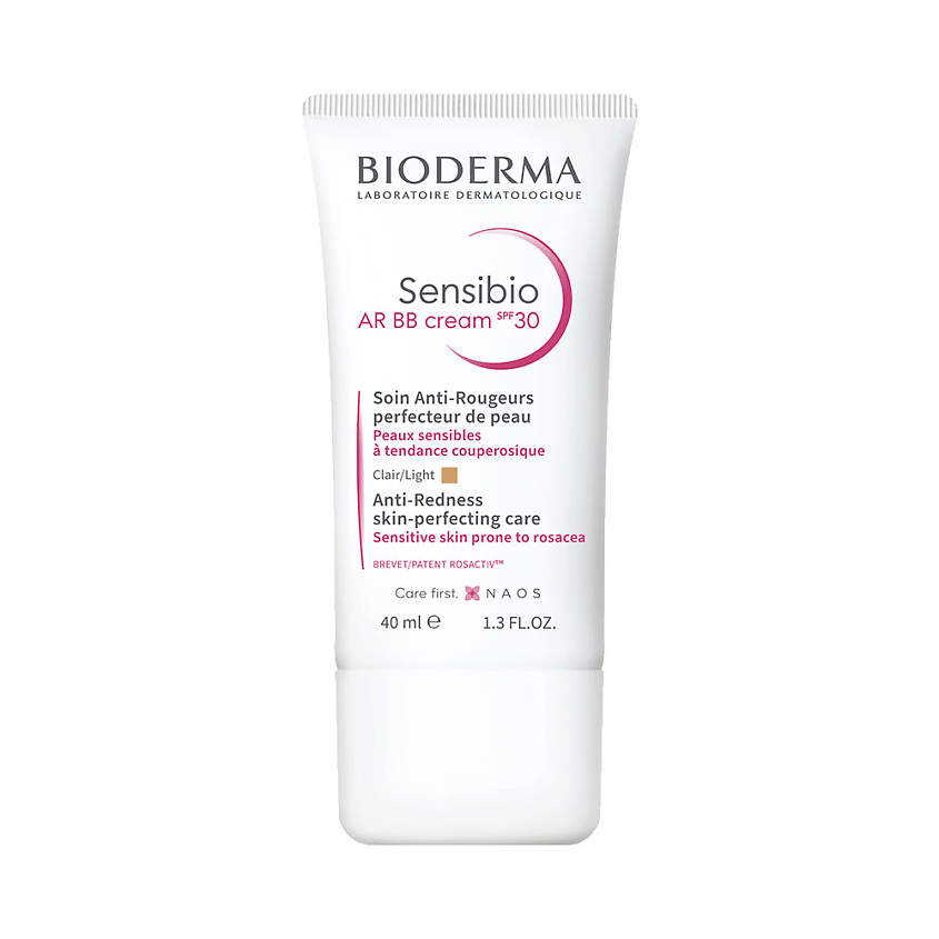 Изображение товара BIODERMA Солнцезащитный BB крем с тоном для кожи с покраснениями и розацеа SPF 30 Sensibio AR, 40 мл