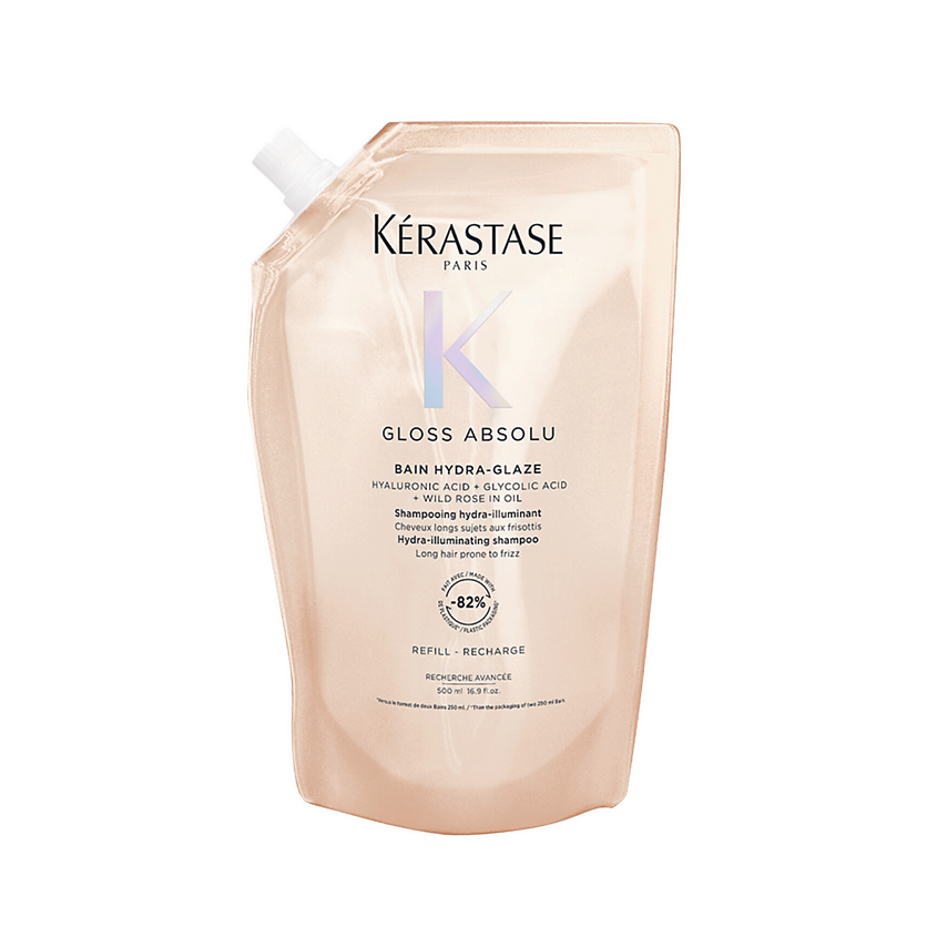 Изображение товара KERASTASE Увлажняющий шампунь-блеск Gloss Absolu Hydra-Glaze. Сменный блок, 500 мл