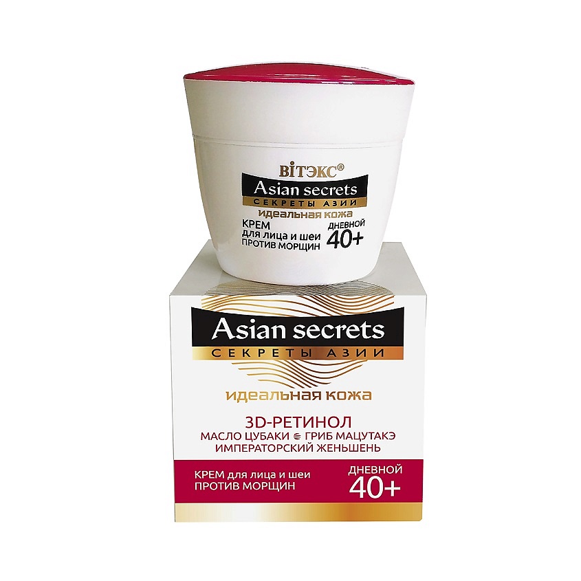 Изображение товара ВИТЭКС Крем для лица и шеи против морщин дневной 40+ Секреты Азии 45 мл