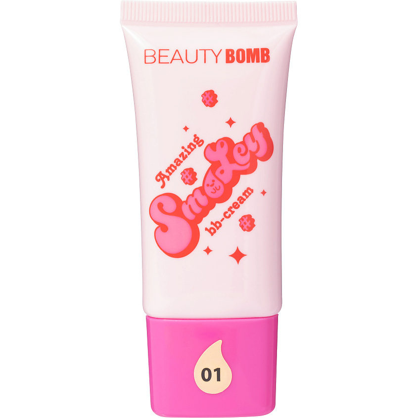 Изображение товара BEAUTY BOMB BB крем для лица Amazing Smiley № 01 25 мл натуральное увлажнение Изображение товара BEAUTY BOMB BB крем для лица Amazing Smiley № 01 25 мл натуральное увлажнение