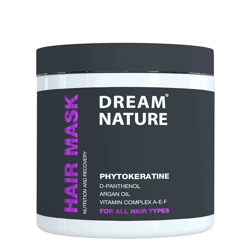 Изображение товара DREAM NATURE Маска для волос питание и восстановление, 500 мл
