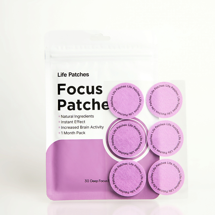 Изображение товара LIFE PATCHES Патчи для концентрации, 30 шт.