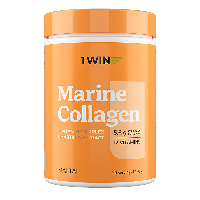 Изображение товара 1WIN Коллаген морской Май Тай Marine Collagen 180 г для суставов и красоты