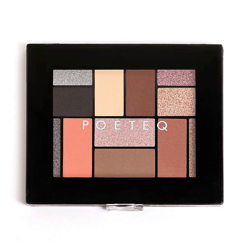 Изображение товара POETEQ Палетка теней Визаж Совершенное покрытие 12 цветов 36 г