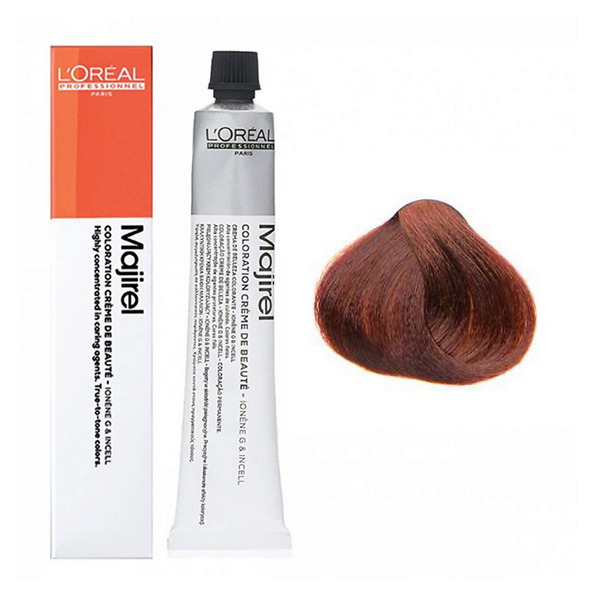 Изображение товара L'OREAL PROFESSIONNEL L'Oreal Professionnel Профессиональная перманентная краска Majirel, № 6.45