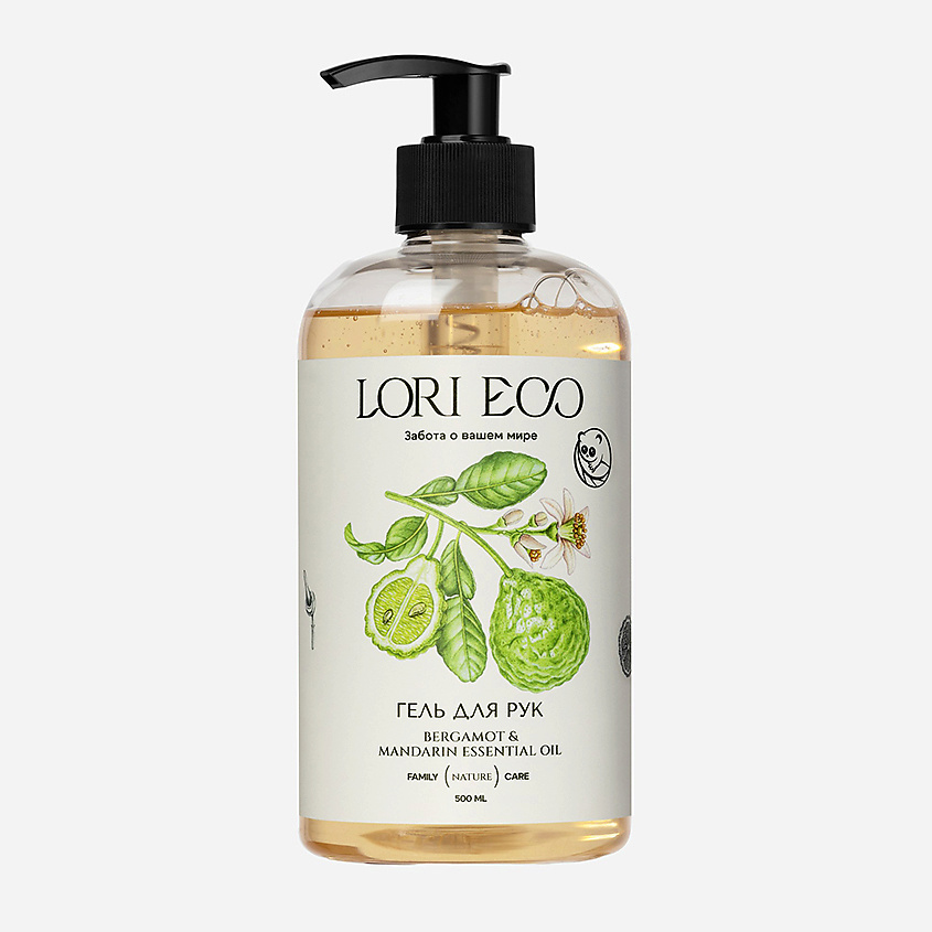 Изображение товара LORI ECO Гель для рук с бергамотом и мандарином, 500 мл
